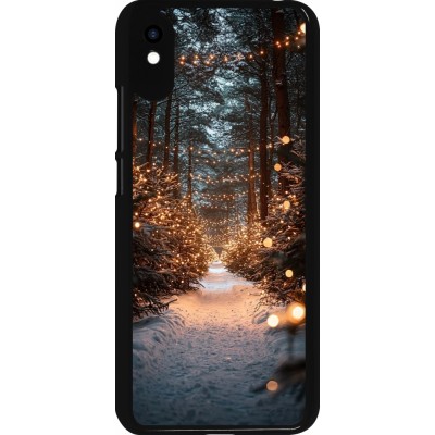 Coque Xiaomi Redmi 9A - Winter 25 Winter snowy road