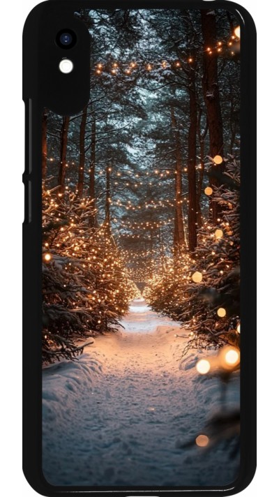 Coque Xiaomi Redmi 9A - Winter 25 Winter snowy road
