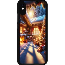 Xiaomi Redmi 9A Case Hülle - Weihnachten Chalet Feerie