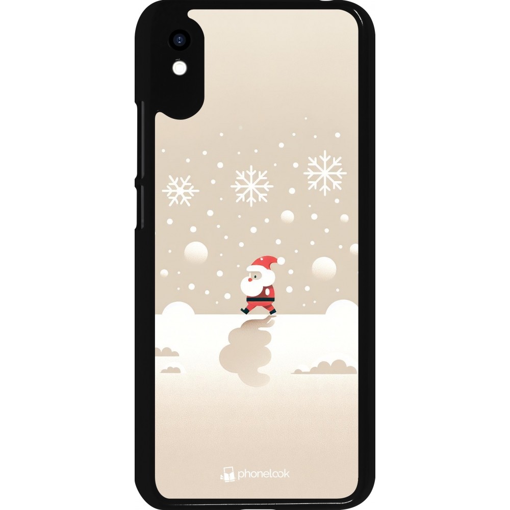 Xiaomi Redmi 9A Case Hülle - Weihnachten 2023 Minimalistischer Weihnachtsmann