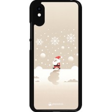 Xiaomi Redmi 9A Case Hülle - Weihnachten 2023 Minimalistischer Weihnachtsmann