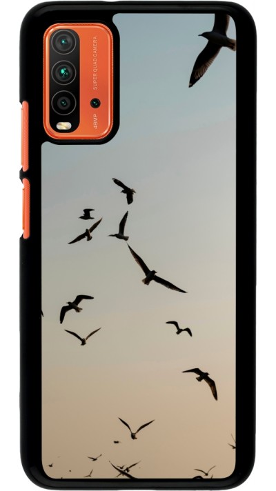 Coque Xiaomi Redmi 9T - Autumn 22 flying birds shadow