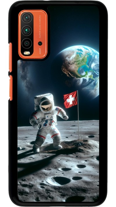 Xiaomi Redmi 9T Case Hülle - Astro Schweiz auf dem Mond