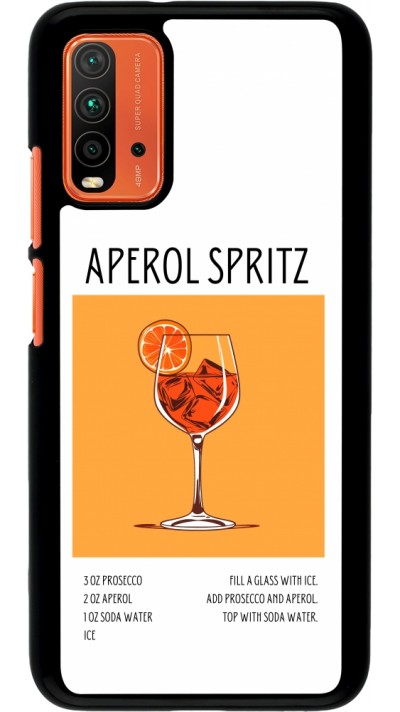 Xiaomi Redmi 9T Case Hülle - Cocktail Rezept Aperol Spritz
