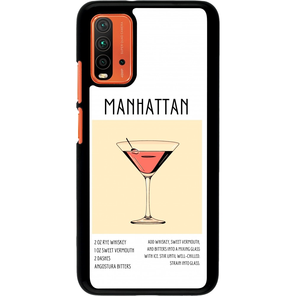 Coque Xiaomi Redmi 9T - Cocktail recette Manhattan