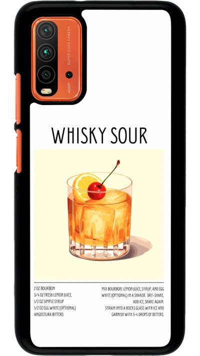 Xiaomi Redmi 9T Case Hülle - Cocktail Rezept Whisky Sour