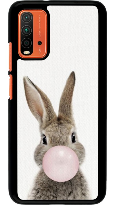 Coque Xiaomi Redmi 9T - Easter 2023 bubble gum bunny