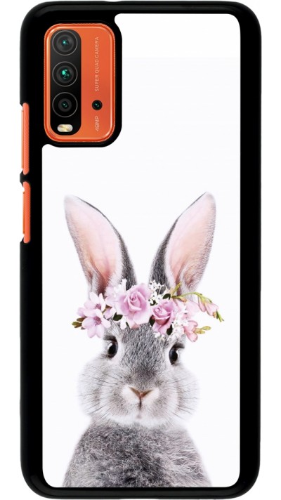 Coque Xiaomi Redmi 9T - Easter 2023 flower bunny