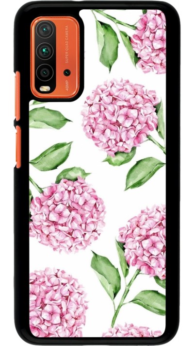 Coque Xiaomi Redmi 9T - Easter 2024 pink flowers