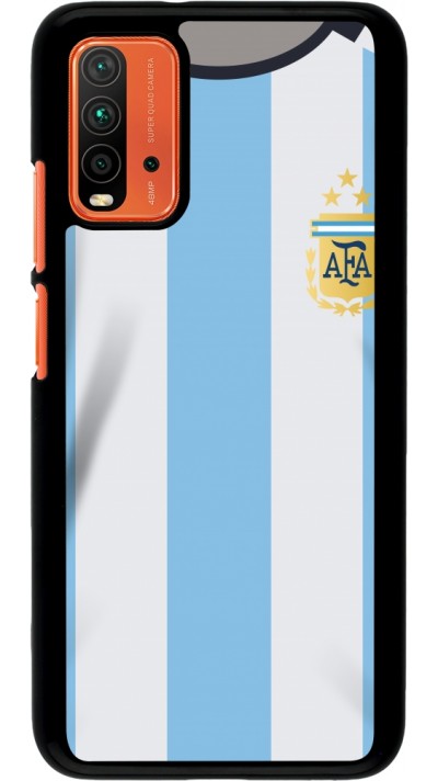 Coque Xiaomi Redmi 9T - Maillot de football Argentine 2022 personnalisable