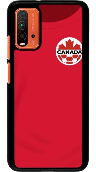 Coque Xiaomi Redmi 9T - Maillot de football Canada 2022 personnalisable