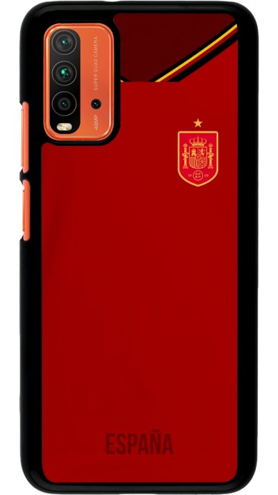 Coque Xiaomi Redmi 9T - Maillot de football Espagne 2022 personnalisable