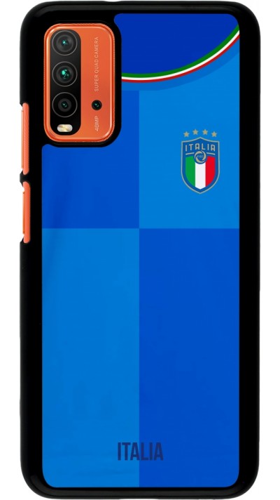 Coque Xiaomi Redmi 9T - Maillot de football Italie 2022 personnalisable