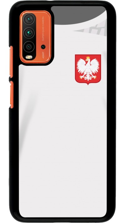 Coque Xiaomi Redmi 9T - Maillot de football Pologne 2022 personnalisable