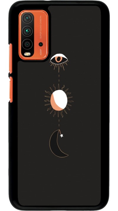 Coque Xiaomi Redmi 9T - Halloween 22 eye sun moon