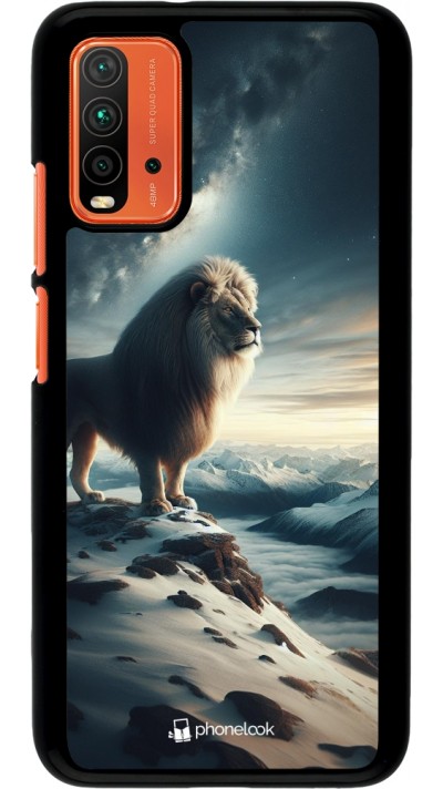 Coque Xiaomi Redmi 9T - Le lion blanc