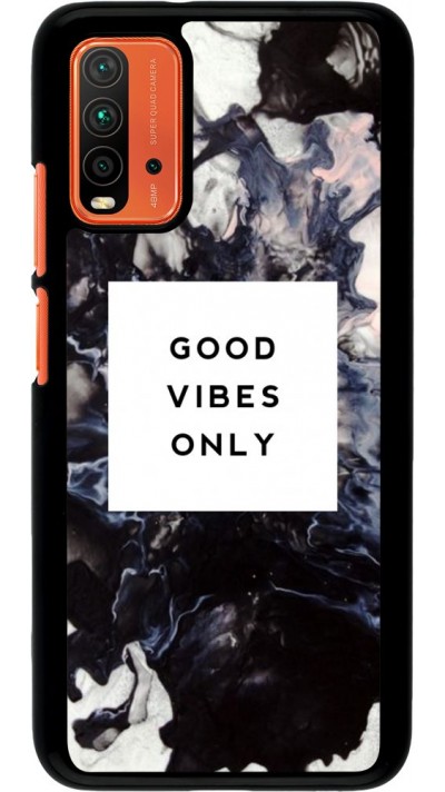 Coque Xiaomi Redmi 9T - Marble Good Vibes Only