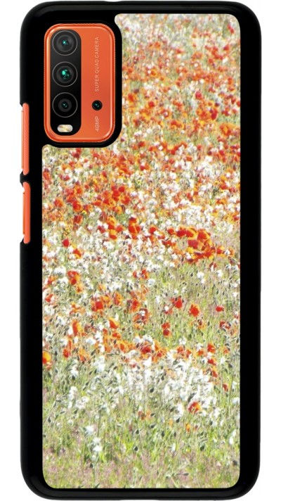 Coque Xiaomi Redmi 9T - Petites fleurs peinture