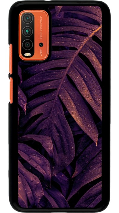 Coque Xiaomi Redmi 9T - Purple Light Leaves