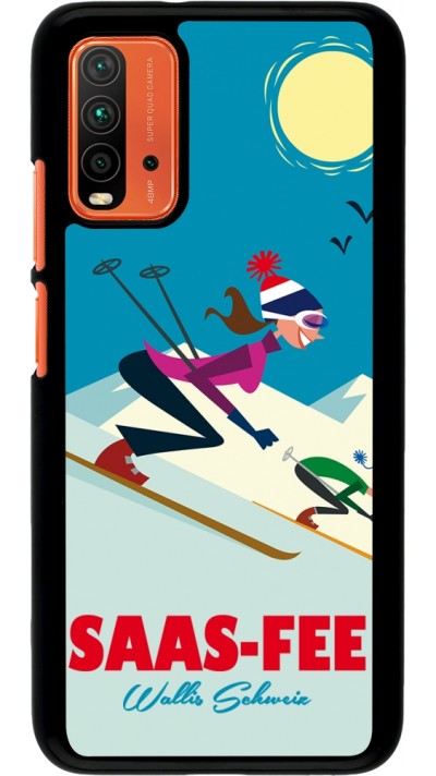 Coque Xiaomi Redmi 9T - Saas-Fee Ski Downhill