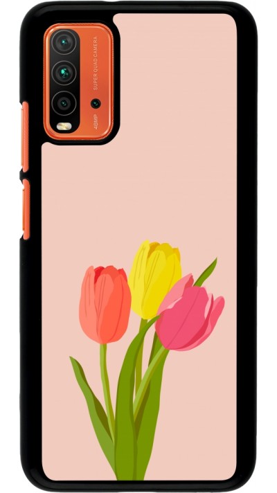 Coque Xiaomi Redmi 9T - Spring 23 tulip trio