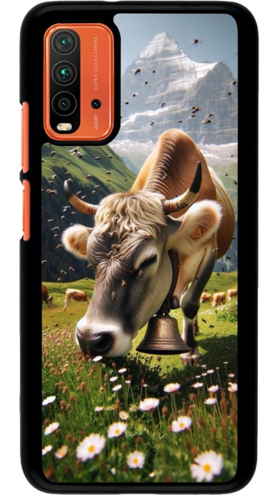 Coque Xiaomi Redmi 9T - Vache montagne Valais