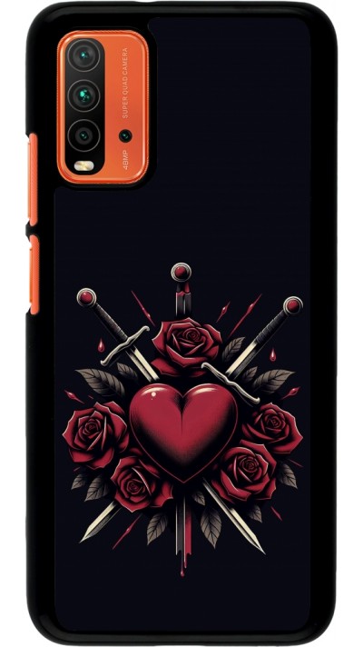 Coque Xiaomi Redmi 9T - Valentine 2024 gothic love