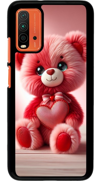Coque Xiaomi Redmi 9T - Valentine 2024 Ourson rose