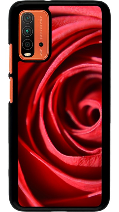 Coque Xiaomi Redmi 9T - Valentine 2023 close up rose