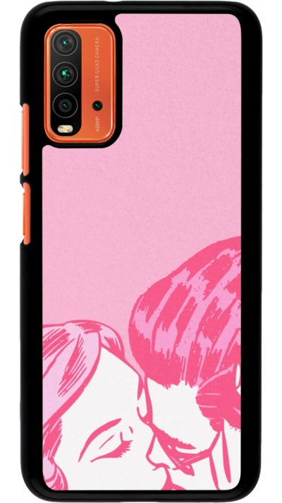 Coque Xiaomi Redmi 9T - Valentine 2023 retro pink love