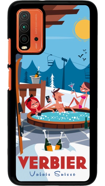 Coque Xiaomi Redmi 9T - Verbier Mountain Jacuzzi