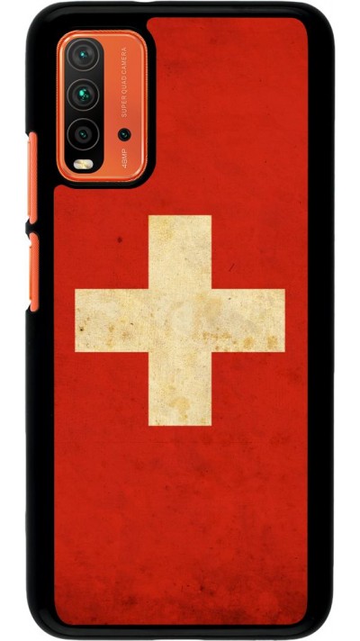 Coque Xiaomi Redmi 9T - Vintage Flag SWISS