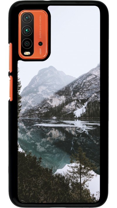 Coque Xiaomi Redmi 9T - Winter 22 snowy mountain and lake