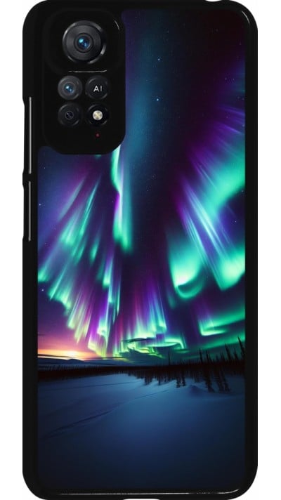 Xiaomi Redmi Note 11 / 11S Case Hülle - Funkelndes Nordlicht
