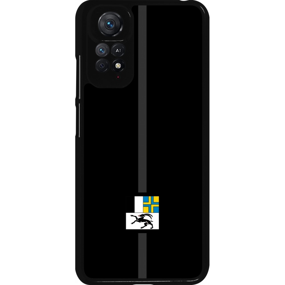 Xiaomi Redmi Note 11 / 11S Case Hülle - Kanton GR schwarz