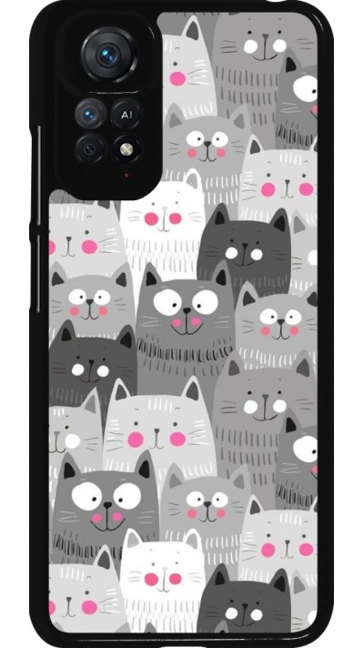 Xiaomi Redmi Note 11 / 11S Case Hülle - Katzenschwärme