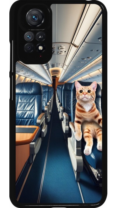Coque Xiaomi Redmi Note 11 / 11S - Chat dans un avion