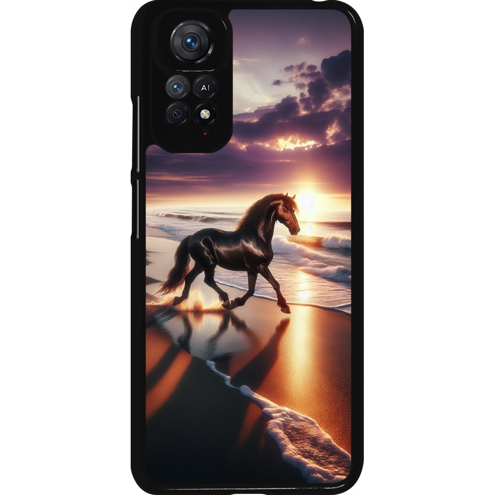 Xiaomi Redmi Note 11 / 11S Case Hülle - Pferd majestätisch Strand