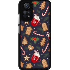 Xiaomi Redmi Note 11 / 11S Case Hülle - Christmas 25 Pattern Gingerbread House