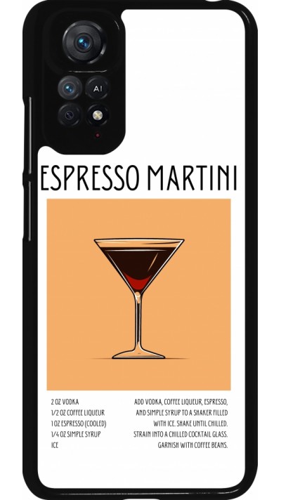 Coque Xiaomi Redmi Note 11 / 11S - Cocktail recette Espresso Martini