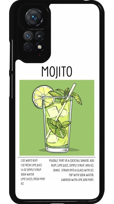 Xiaomi Redmi Note 11 / 11S Case Hülle - Cocktail Rezept Mojito