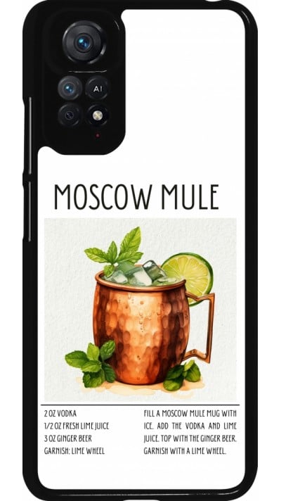 Xiaomi Redmi Note 11 / 11S Case Hülle - Cocktail Rezept Moscow Mule