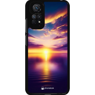 Xiaomi Redmi Note 11 / 11S Case Hülle - Sonnenuntergang gelb violett
