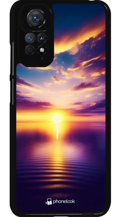 Xiaomi Redmi Note 11 / 11S Case Hülle - Sonnenuntergang gelb violett