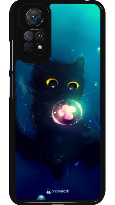 Coque Xiaomi Redmi Note 11 / 11S - Cute Cat Bubble