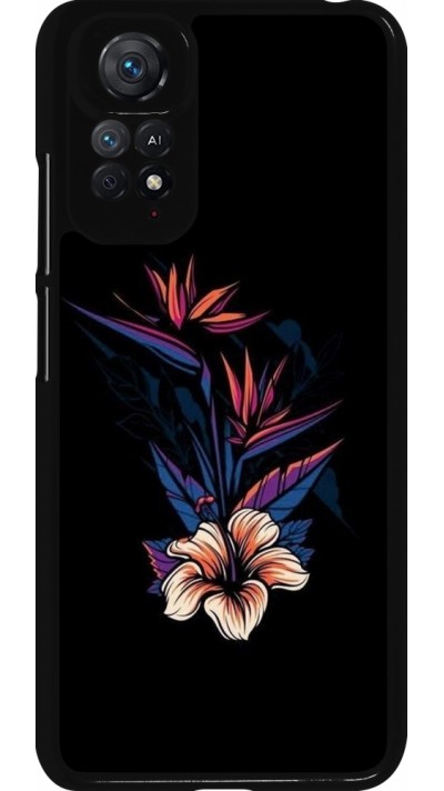 Xiaomi Redmi Note 11 / 11S Case Hülle - Dark Flowers
