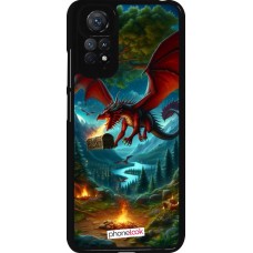 Coque Xiaomi Redmi Note 11 / 11S - Dragon Volant Forêt Trésor