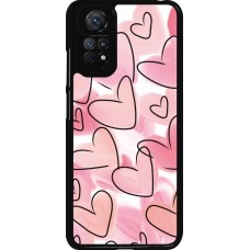 Coque Xiaomi Redmi Note 11 / 11S - Easter 2023 pink hearts