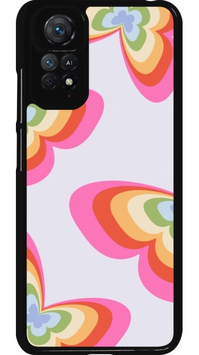 Xiaomi Redmi Note 11 / 11S Case Hülle - Easter 2024 rainbow butterflies