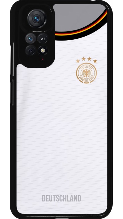 Coque Xiaomi Redmi Note 11 / 11S - Maillot de football Allemagne 2022 personnalisable